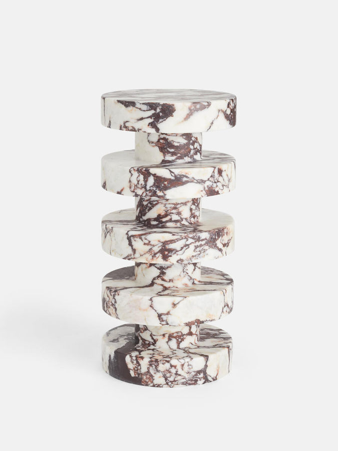 Nelson Side Table, Calacatta Viola Marble, Tall - Soho Home added by Spoak Member