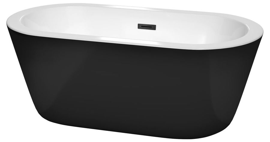 Wyndham Collection WCOBT100360BKMBTRIM Mermaid 60" Free | Build.com added by Stacia Fridley
