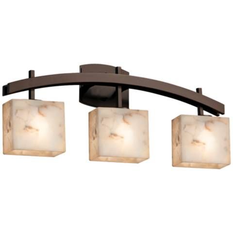 Archway 25 1/2" Wide Bronze Bath Light with Rectangular Shades - #42A77 | Lamps Plus added by Karleigh Miller