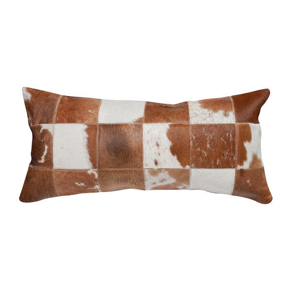 Molena Animal Print Leather/Suede Throw Pillow added by Modern Naturals Design Studio