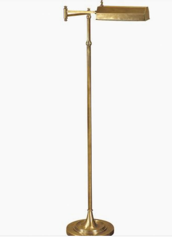 Dorchester Floor Lamp, Antiqued Brass added by Delphine Hautefeuille