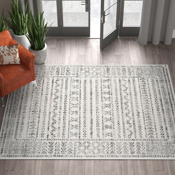 Kace Machine Woven Performance Gray/Black/Ivory Rug added by Spoak Member