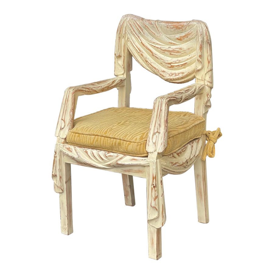 1960s Modern Faux Bois Pine Arm Chair Chapman in the Manner of Gaetano Pesce added by Quinn Marcus
