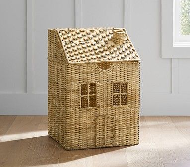 Pottery Barn Kids Woven Rattan House Shaped Hamper added by Taylor Backer