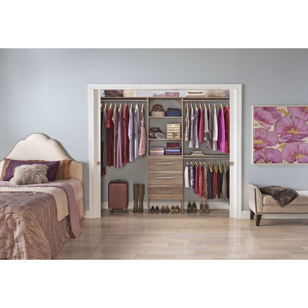 SuiteSymphony 84" W - 120" W Closet System with Drawers added by Sandy Schargel Interiors