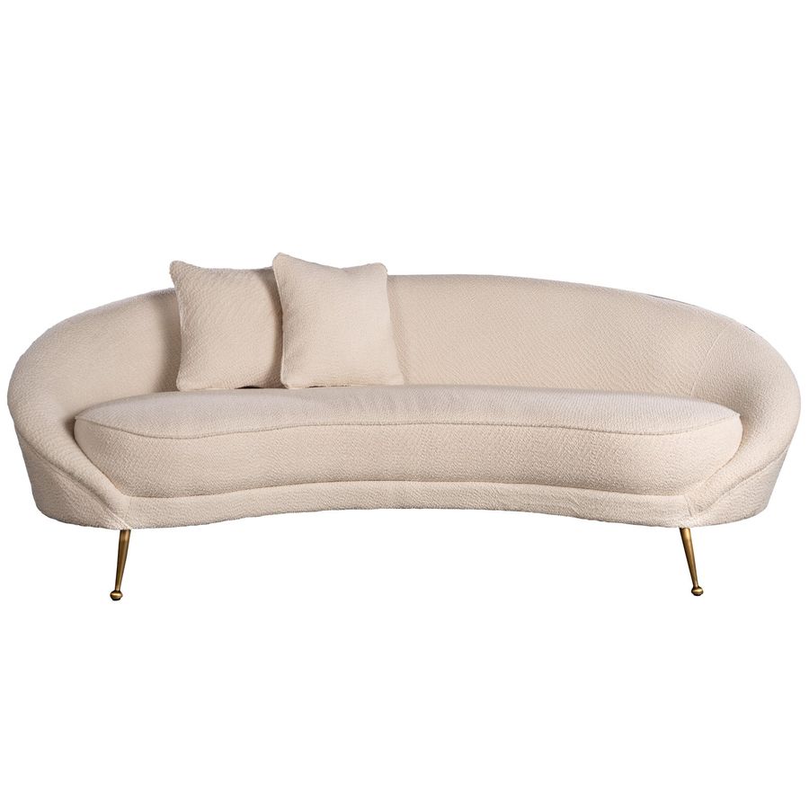 Ipanema Boucle Curved Sofa added by Ellie Baer