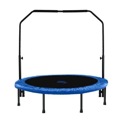 Upper Bounce 48" Mini Foldable Rebounder Fitness Trampoline with Adjustable Handrail added by Spoak Member