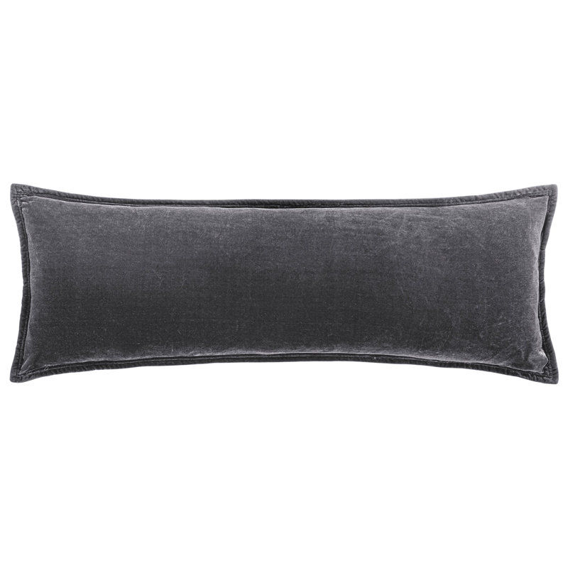 Joss & Main Stella Solid Faux Silk Velvet Romantic Western 14x42 inch Long Lumbar Pillow & Reviews | Wayfair added by sallie tyler