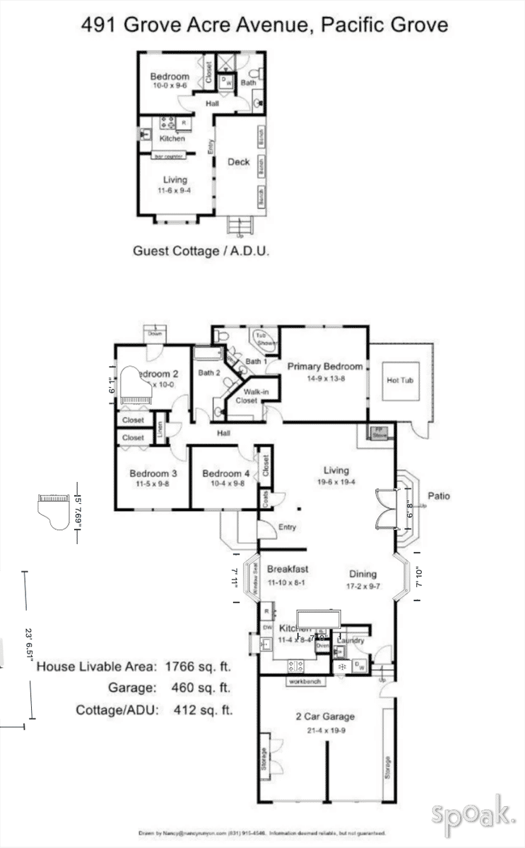 Living Room Plan designed by Robert Miller