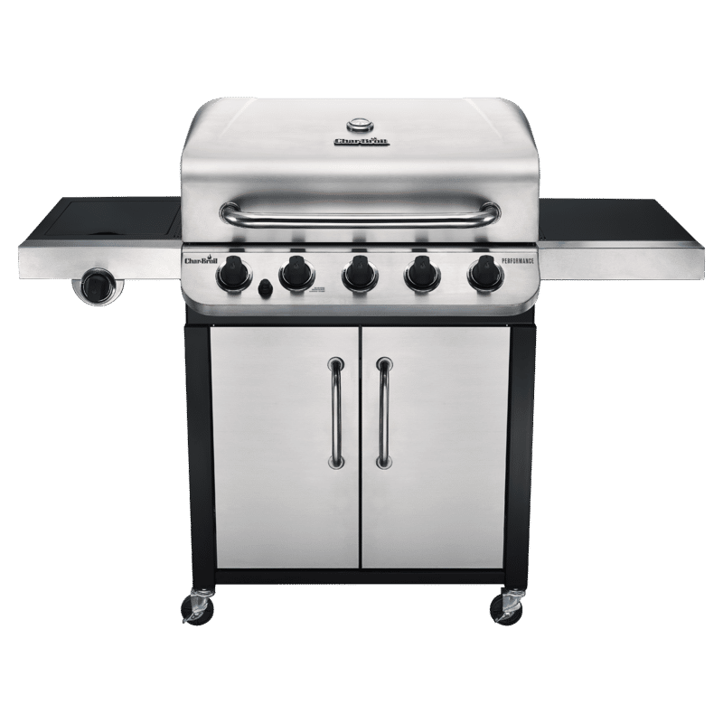 Performance Series Char-Broil 5 - Burner Liquid Propane 45000 BTU Gas Grill with Side Burner and Cabinet added by sallie tyler