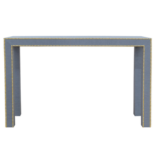 Celine Grasscloth Parsons Table added by Mary McCain Kelly