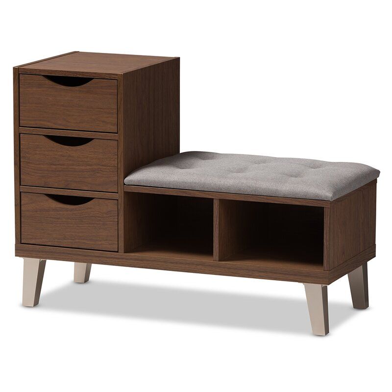 Danyae Polyester Blend Upholstered Storage Bench added by Azure Thompson