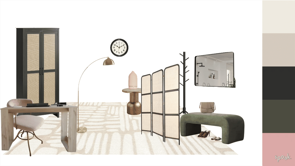 Gray Craft Room Inspiration designed by Anastasia Klepikova