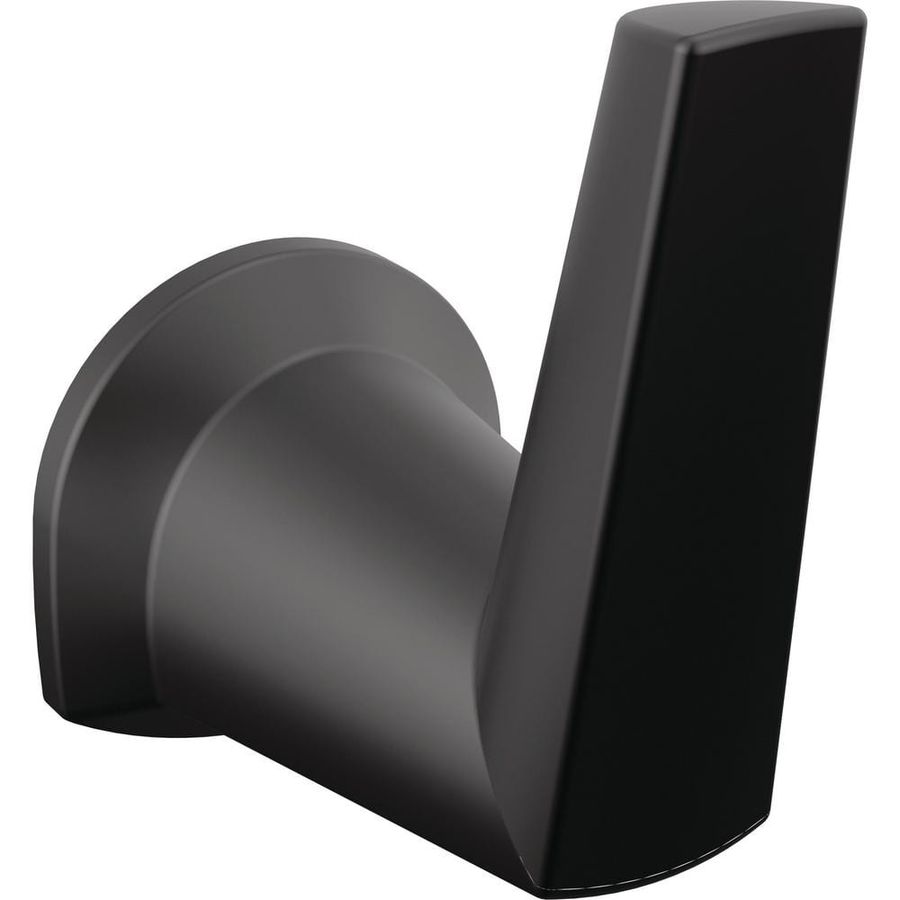 Delta Galeon Single Towel Hook Bath Hardware Accessory in Matte Black 77235-BL - The Home Depot added by Danielle Hughes