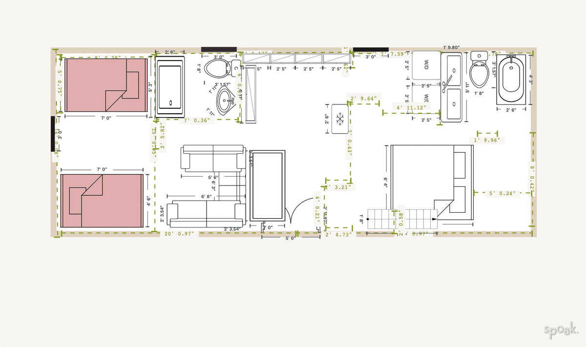 House Layout designed by Brittney Roberts