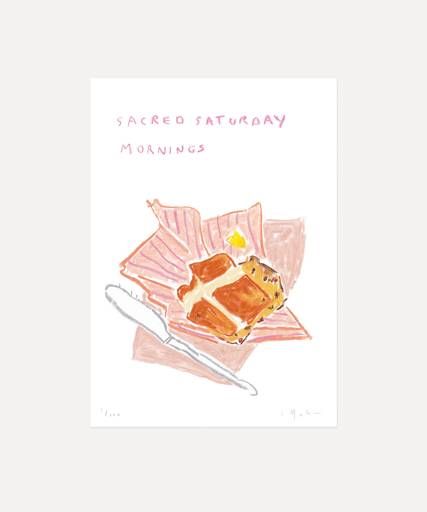 Sacred Saturday Mornings - Limited Edition Print - Glassette added by Erin Murrock
