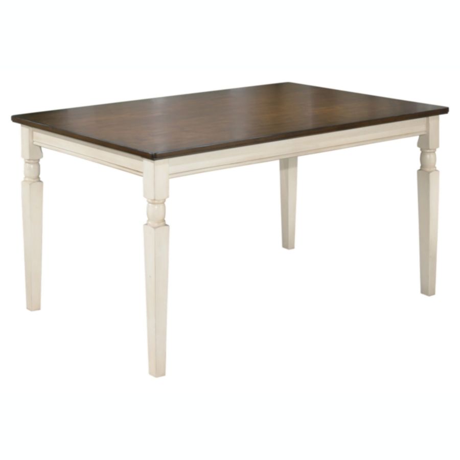 Whitesburg Rectangular Dining Table in Off-White added by Where The Heart Is Designs