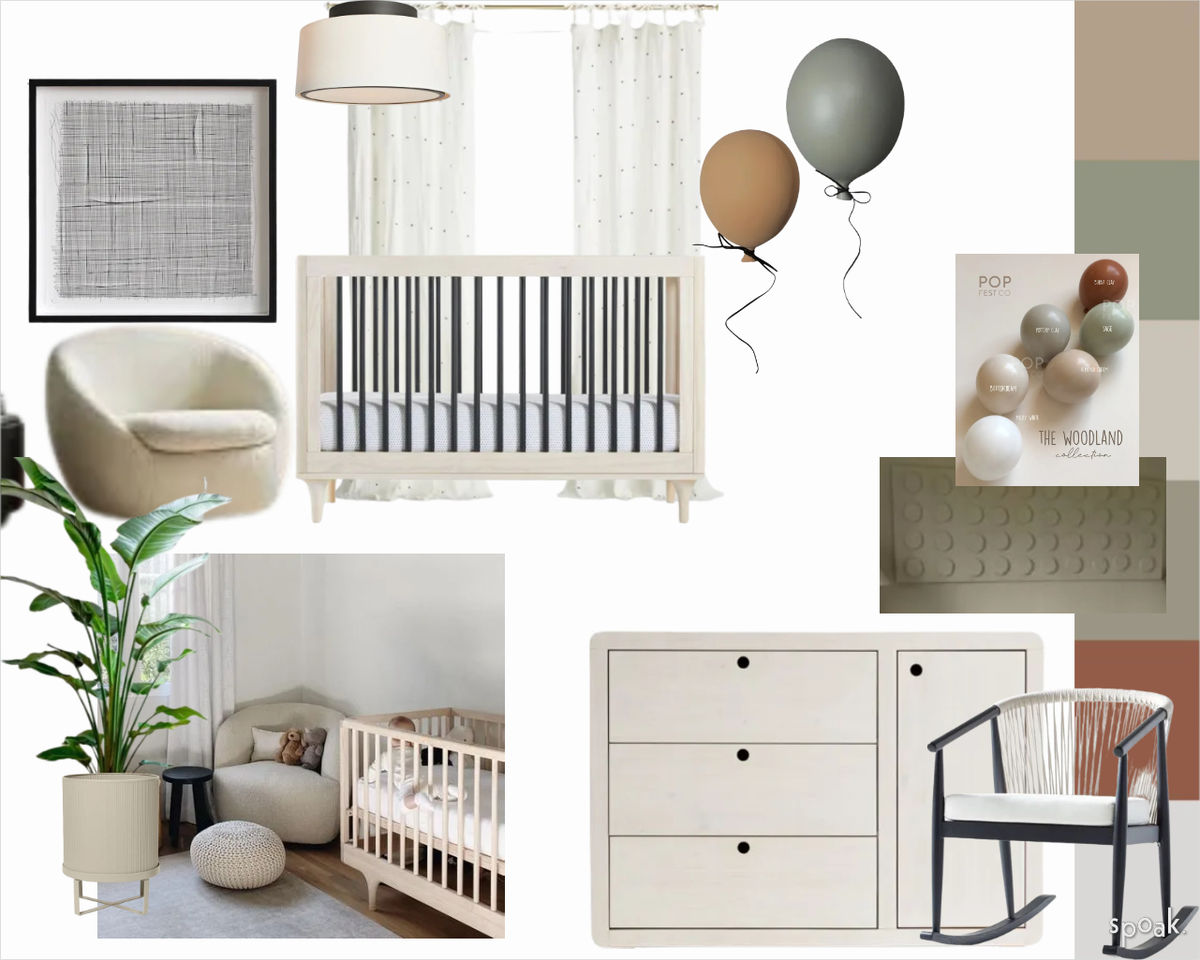 Nursery Inspiration designed by Lauren Calero