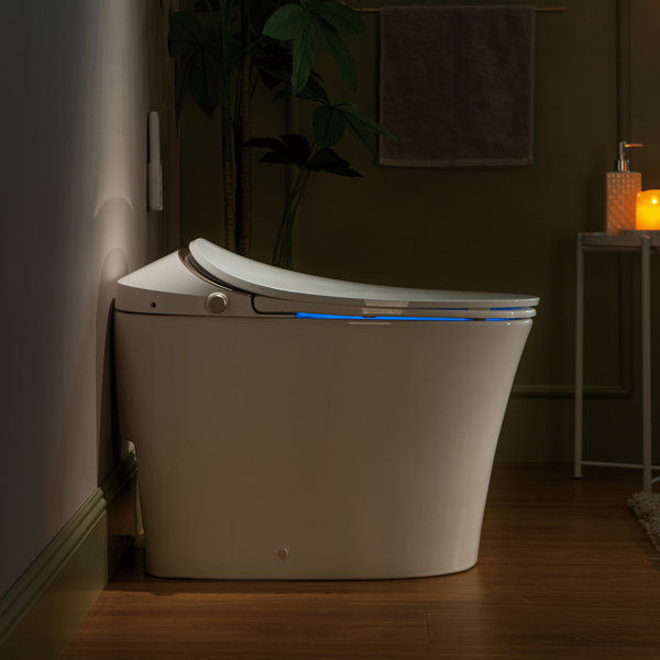 Smart Bidet Toilet with Tank, Foot Kick, Heated Seat, Auto Open/Close, Auto Flush,Power Outage Flush added by Katherine Bazyk