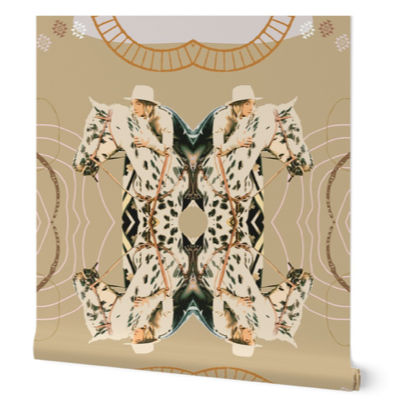 appaloosa Wallpaper | Spoonflower added by Natasha Ross