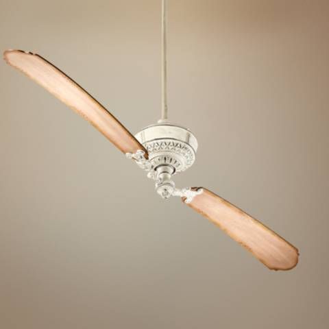 68" Quorum Turner White Two Blade Ceiling Fan with Wall Control - #70D88 | Lamps Plus added by Rose Jacobsen