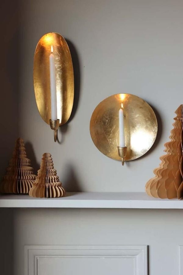 Oval Brass Gold Leaf Candlestick added by Spoak 
