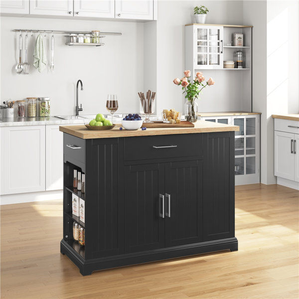 Londono Solid Wood Top Kitchen Island added by Rachel Mazur