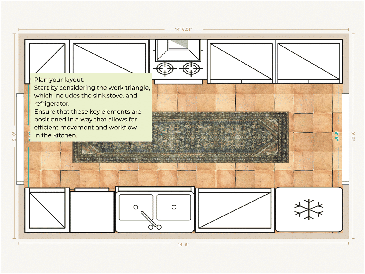 Kitchen Plan designed by Spoak 