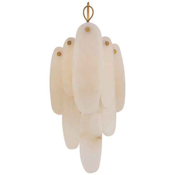 Visual Comfort CHD 2915AB-ALB Chapman & Myers Cora Medium Waterfall Sconce in Antique-Burnished Brass with Alabaster added by Liz McLaughlin