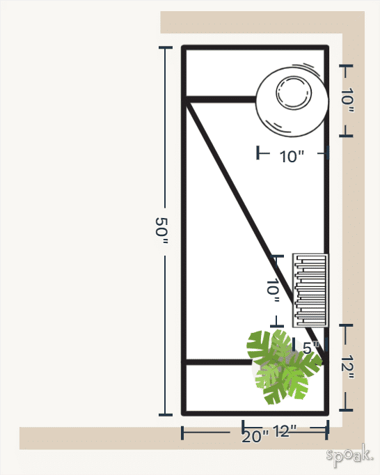 Hallway Floor Plan designed by Destiny Garcia