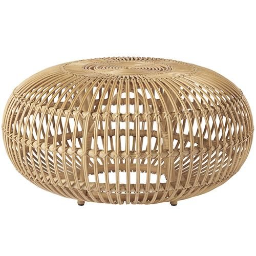 Nina Coastal Beach Brown Round Rattan Coffee Table added by stephanie khalil