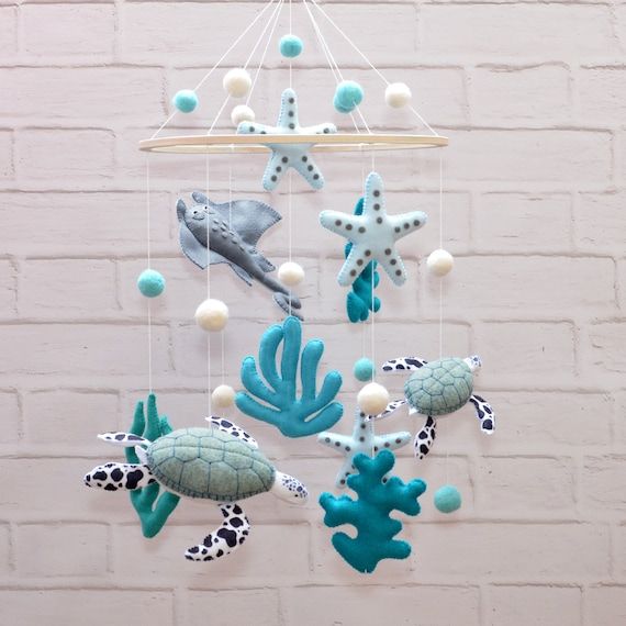 Baby Mobile Ocean Mobile Baby Mobile Boy Nursery Mobile - Etsy added by Alicia LaPalombara