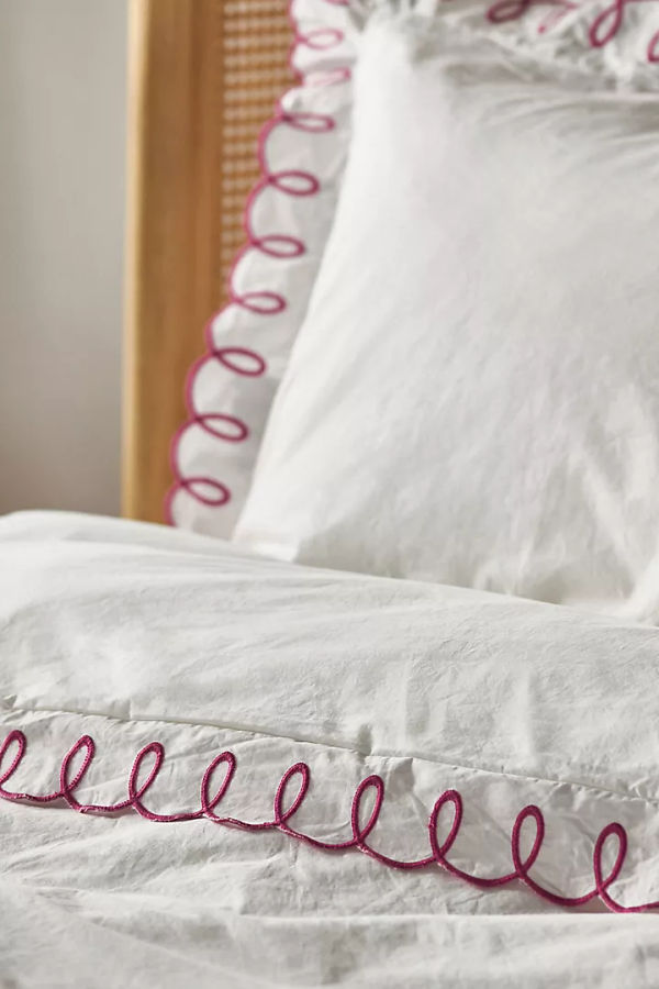 Maeve by Anthropologie Looped Organic Percale Sheet Set added by Bethesda Home Stylist