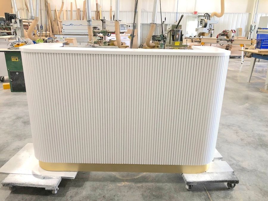 Custom Handmade to Order Bespoke Reception Desk Hostess Stand Cash Wrap Retail Counter Furniture Procurement - Etsy added by kristie efferen