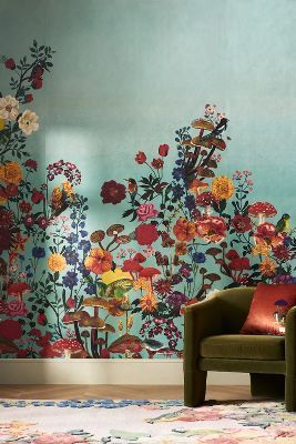 Nathalie Lete Mural added by Kate McKay Designs
