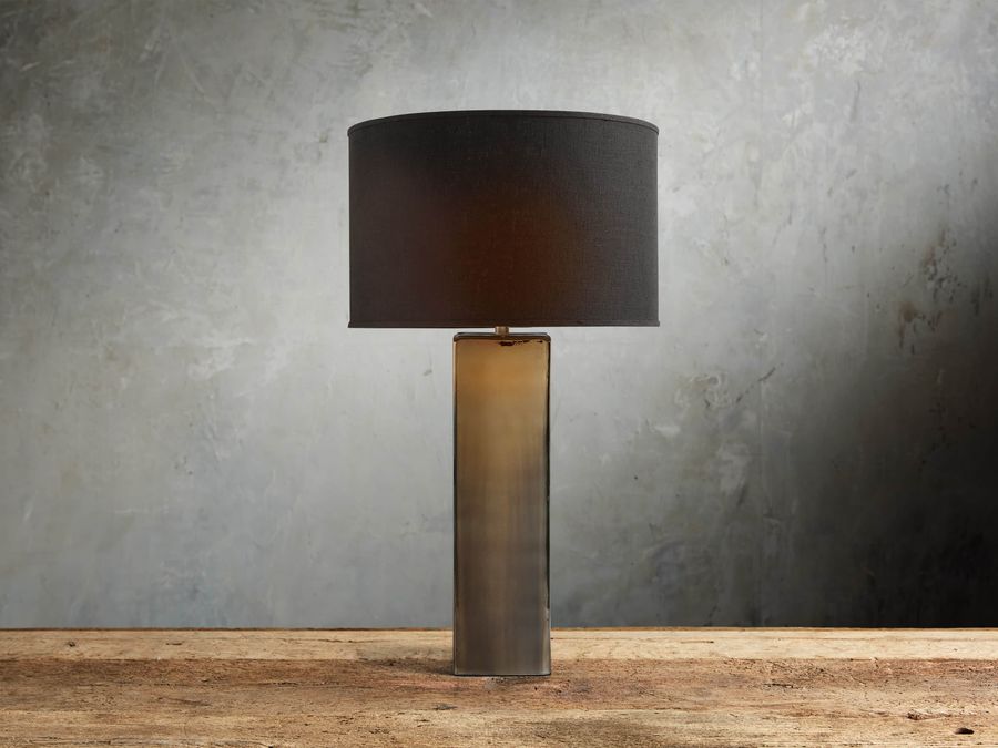 Adrano Table Lamp in Gold with Black Shade added by Sophia Dosch
