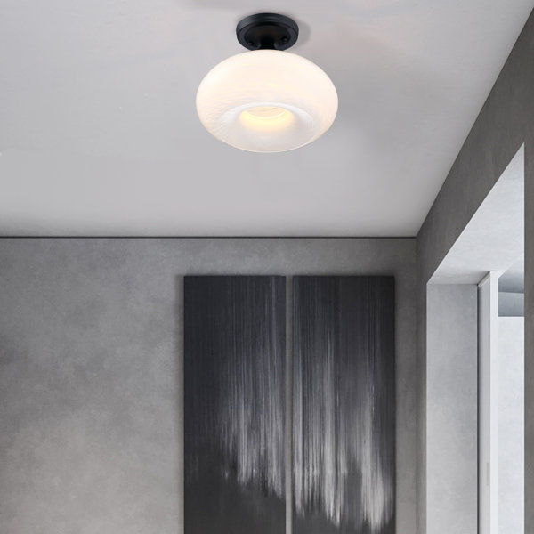 Deontre Glass Semi Flush Mount added by Katie Hoffman