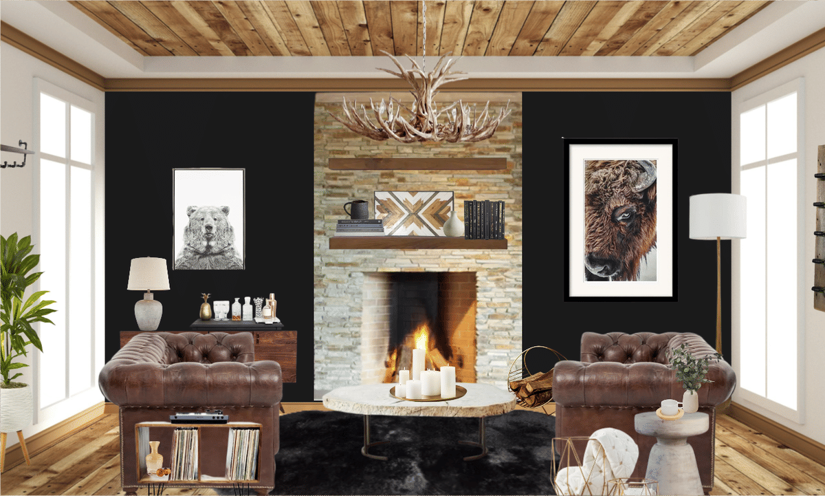 Living Room Inspiration designed by Melissa Scaramuzzo