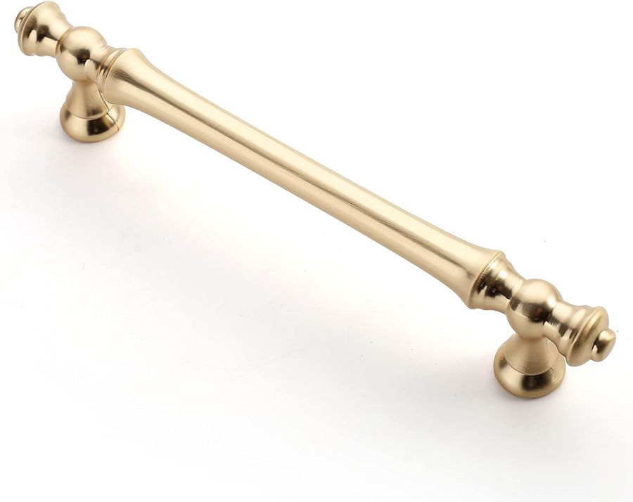Asidrama 20 Pack 5 Inch(128mm) Brushed Brass Kitchen Cabinet Handles, Gold Cabinet Pulls Kitchen Cabinet Hardware for Cupboard Drawer Pulls added by aspen elizabeth