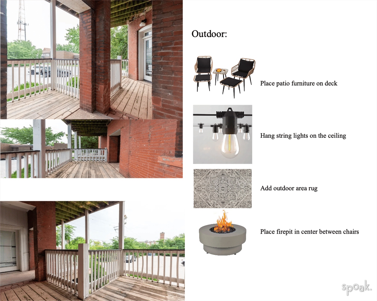 Outdoor Inspo designed by Inayah McMillan