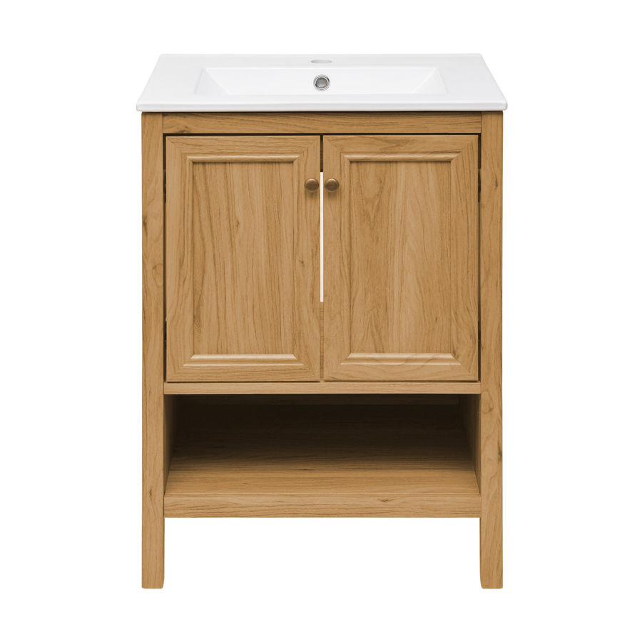 Swiss Madison Château 24" Bathroom Vanity In Natural Oak | Wayfair added by Sarah Jackson