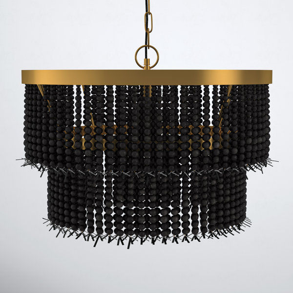 Teele Single Light Solid Wood Iron Dimmable Pendant added by Abby Phillips