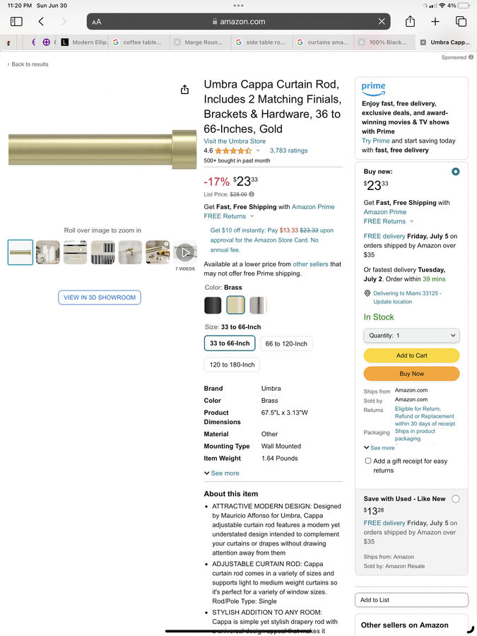 Curtain rod added by Leydi Ortega
