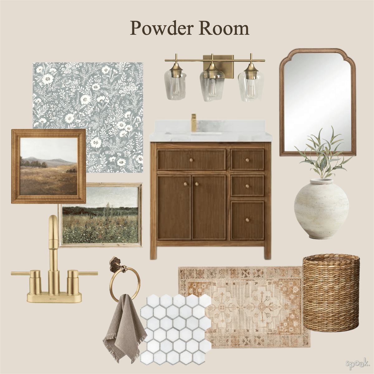 Bathroom Inspiration designed by Jaiya Cosgrove