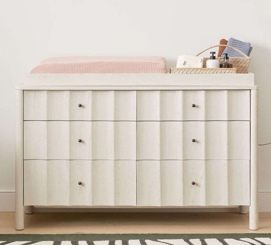 Sarah Sherman Samuel Scalloped 6-Drawer Changing Table (56") added by Spoak Member