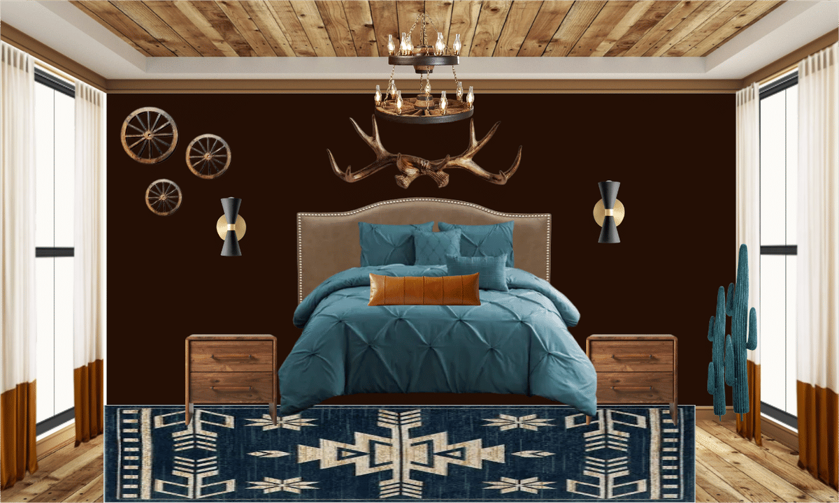 Western Bedroom Inspo designed by Emily Palmer