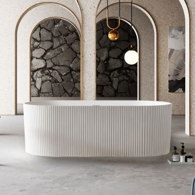 Vertical Acrylic Fluted Freestanding Tub added by Audrey Harrer
