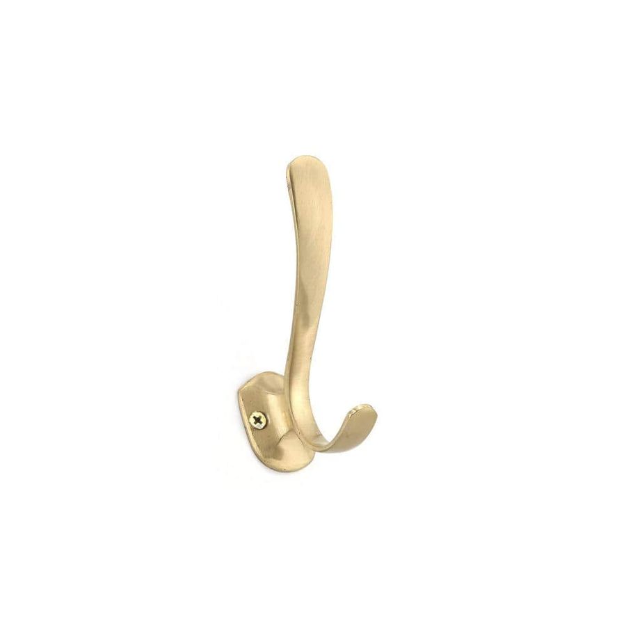 Richelieu Hardware 4-1/2 in. (115 mm) Satin Brass Contemporary Wall Mount Hook T6210160 - The Home Depot added by Inesa Chadha