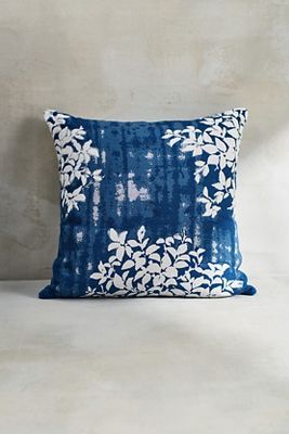 Indigo Florals Outdoor Pillow added by Georgetown Home Stylist