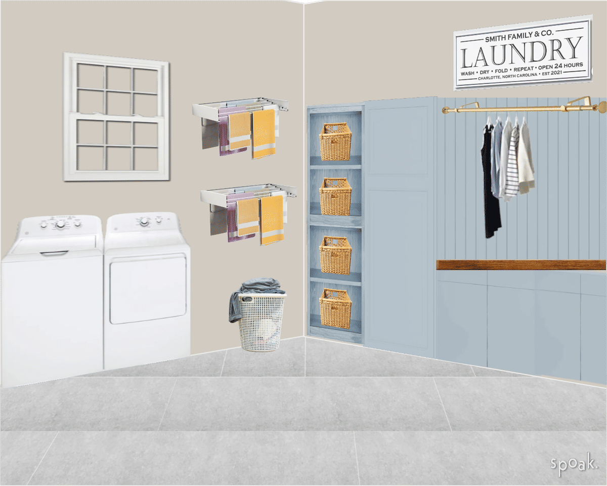 Laundry Room Inspiration designed by Elana Ziegenbein